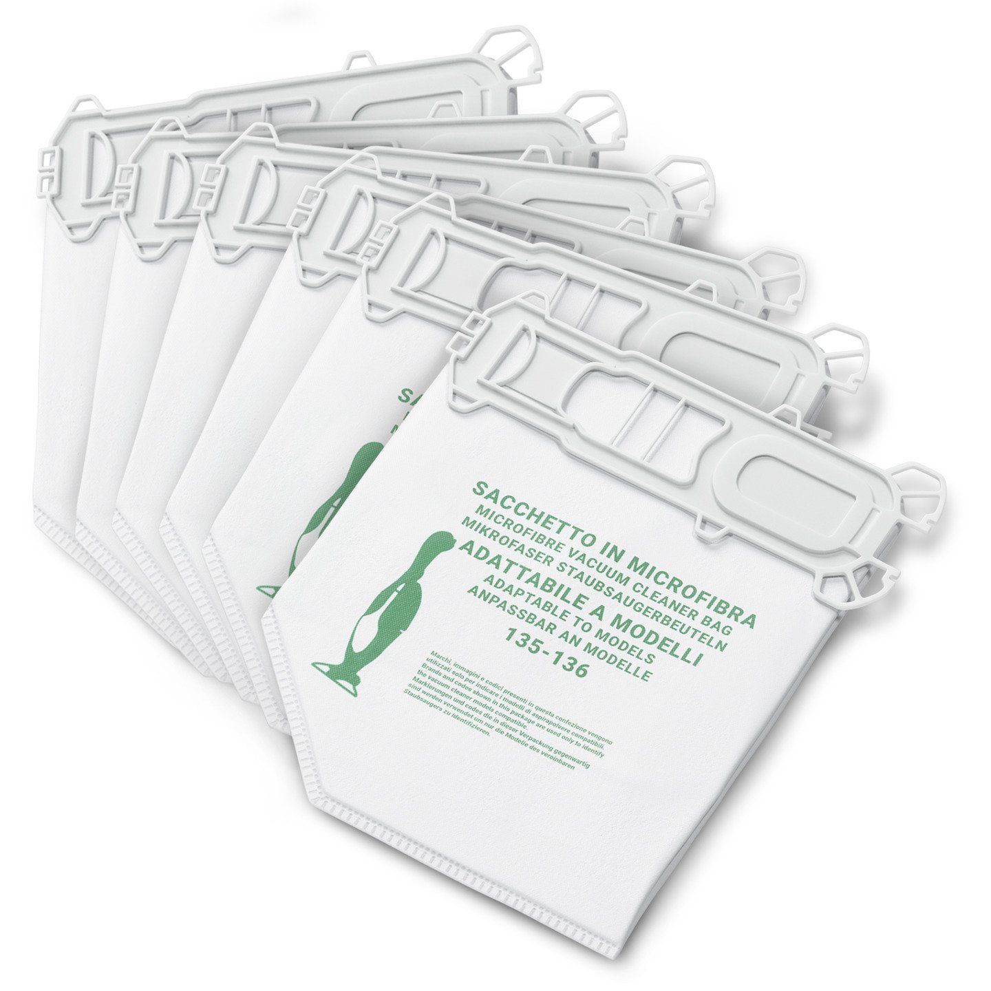 VIOKS Staubsaugerbeutel Ersatz für Vorwerk, 6 St., 6 / 12 / 18 Stück für Kobold VK135 / VK136 Staubsauger