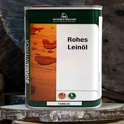 Antikas Holzöl Rohes Leinöl - Farblos - 1 Liter