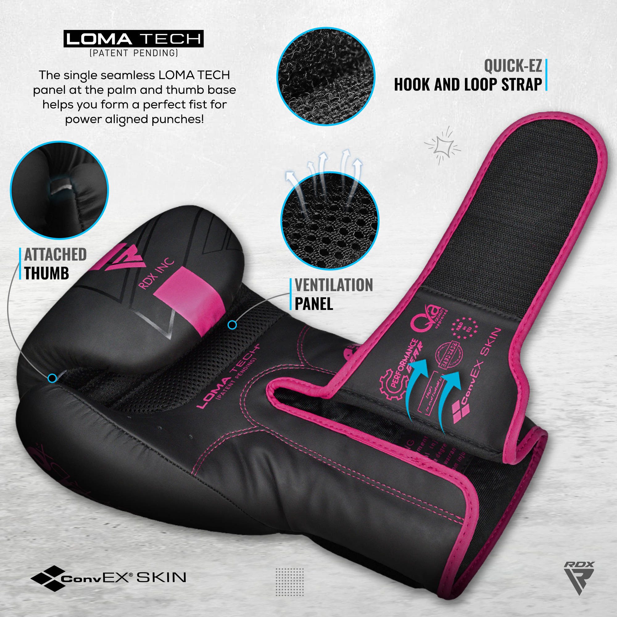 RDX Sports Kinderboxhandschuhe RDX Kinder Boxen Pads Fokus Mitts Muay Thai Junior Handschuhe