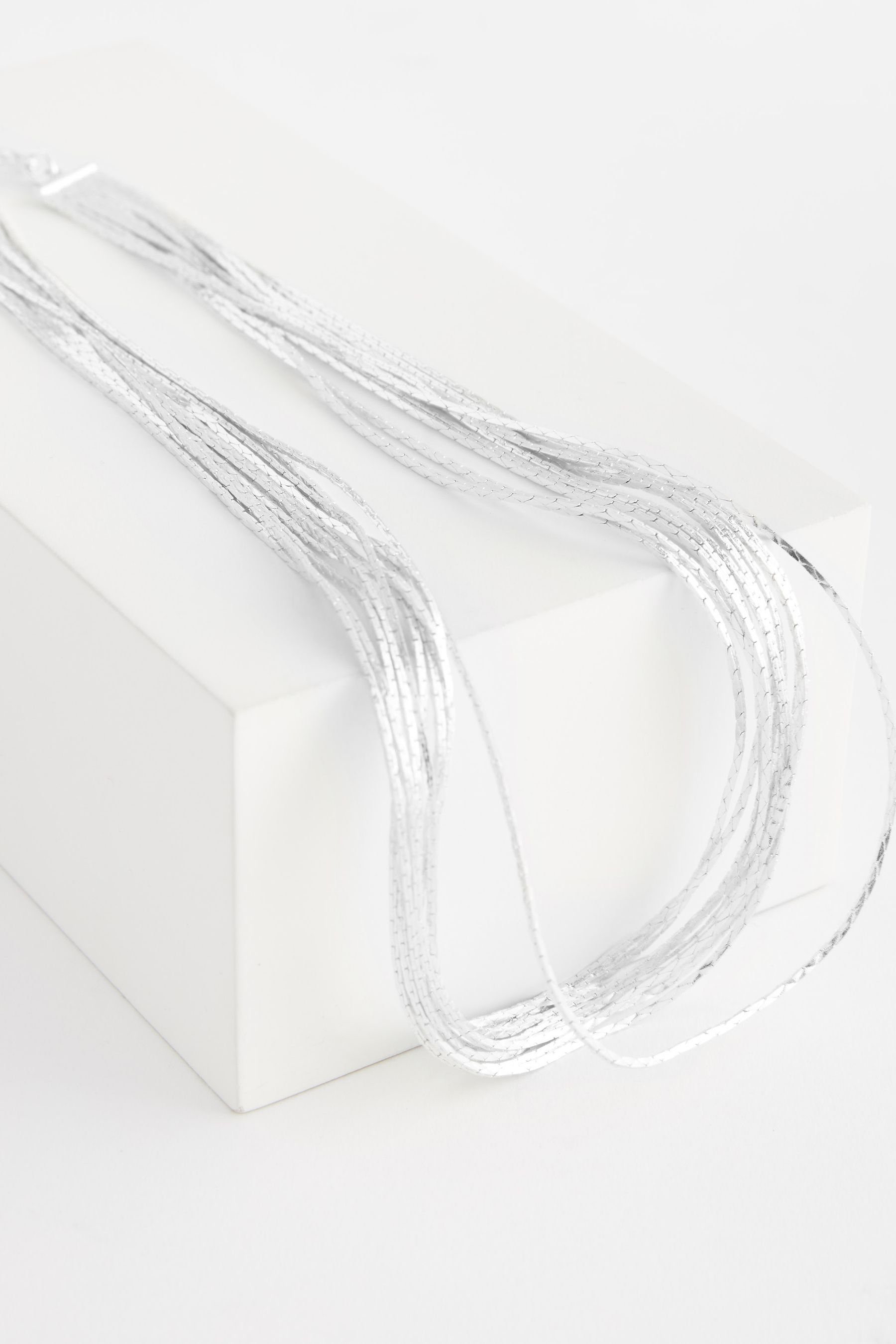 (1-tlg) Next Gliederkette Schlangendesign Mehrreihige Halskette,