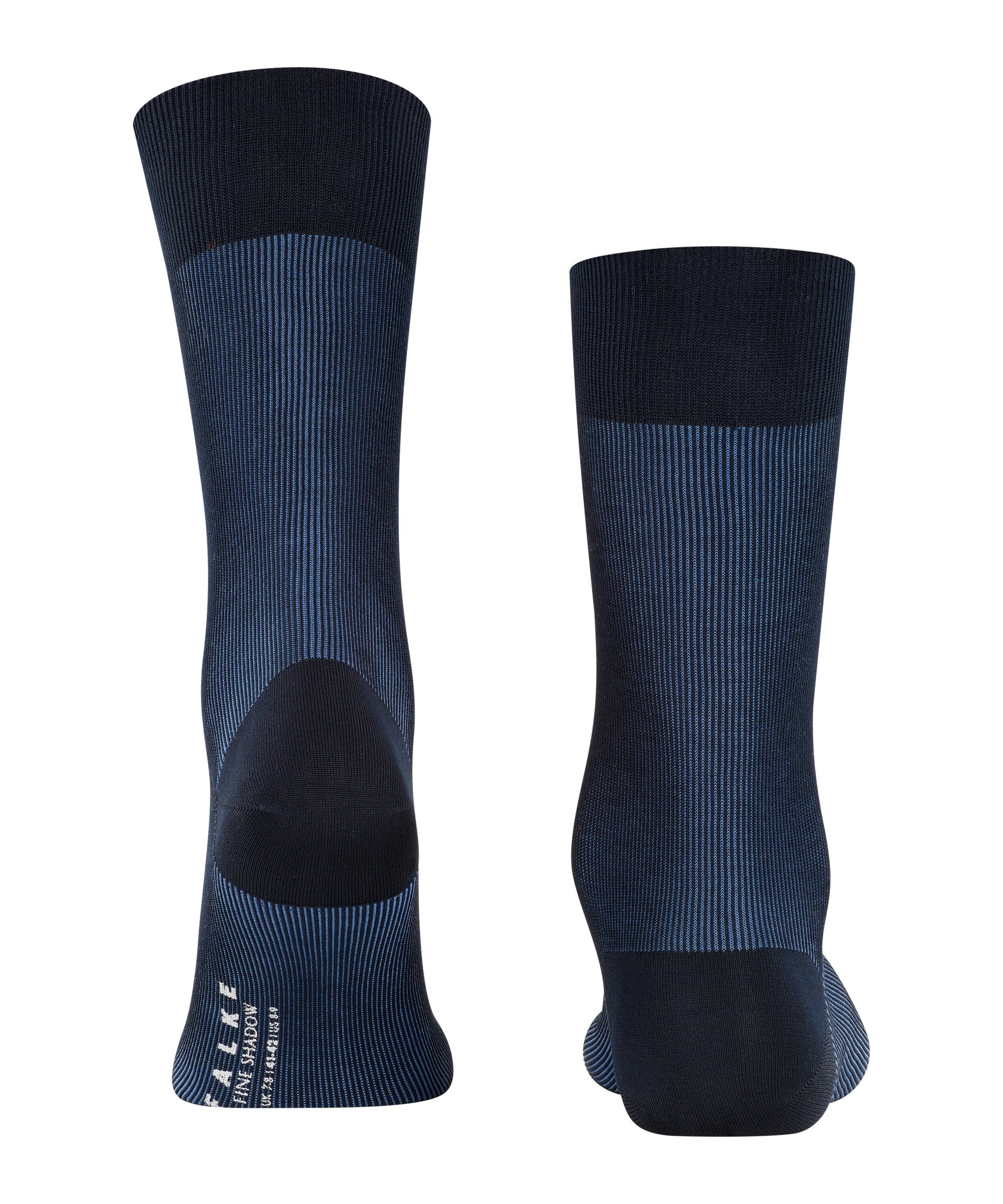 FALKE Socken Fine Shadow Socken mit feiner Rippstruktur (1-Paar) mit feiner Rippstruktur