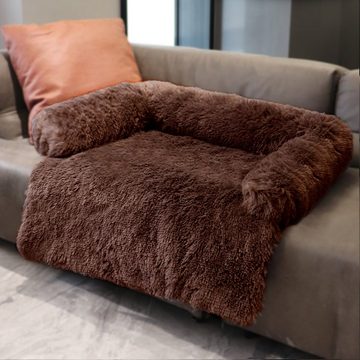 CALIYO Tiersofa Hundebett Grosse Hunde,Flauschig Haustierbett Katzenbett Waschbar, Plüsch, Schützt die Couch vor Haaren und Schmutz Anti-Rutsch/Fleckenbeständig