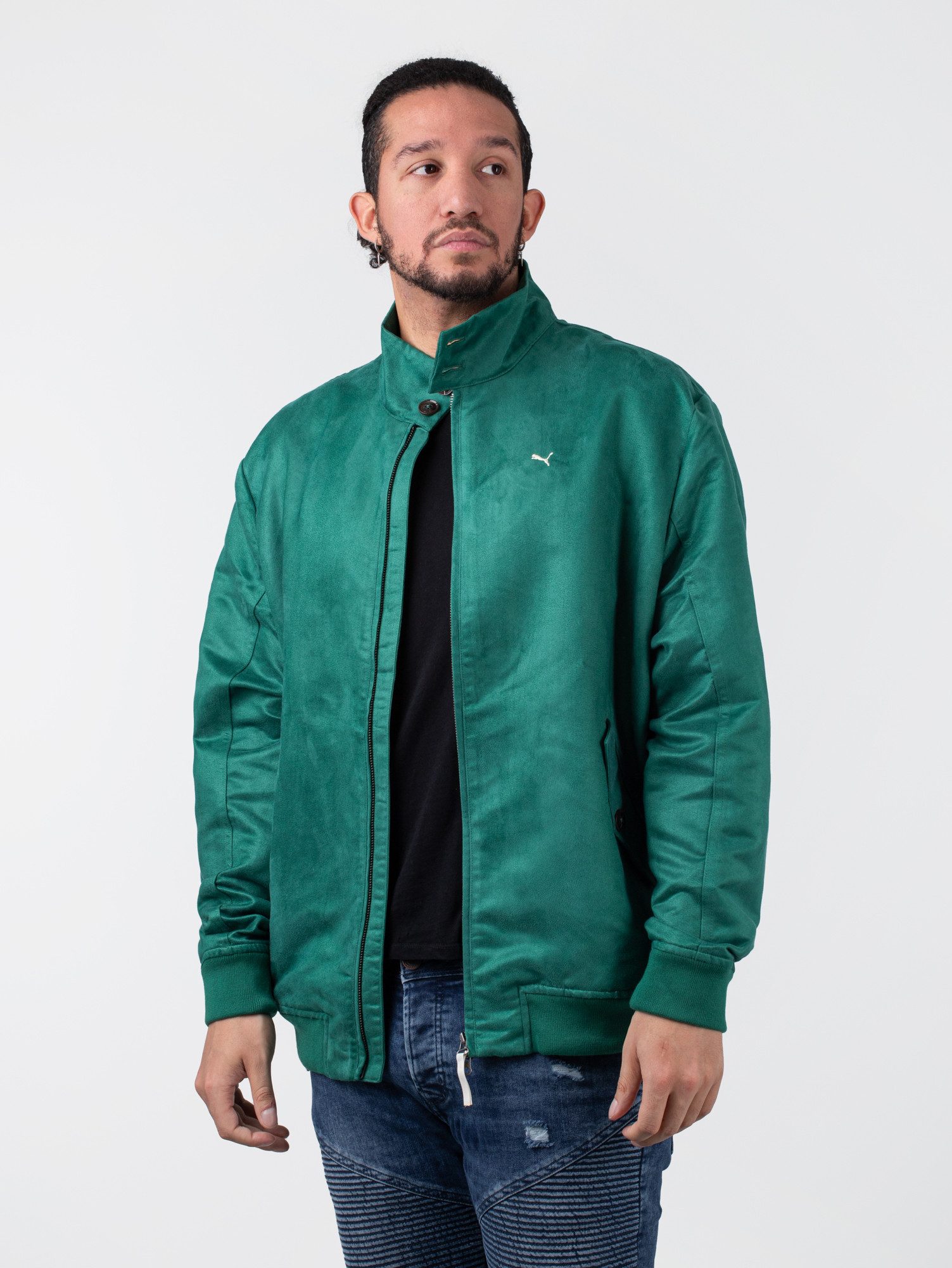 PUMA Collegejacke Puma MMQ Fast Green Harrington Jacket