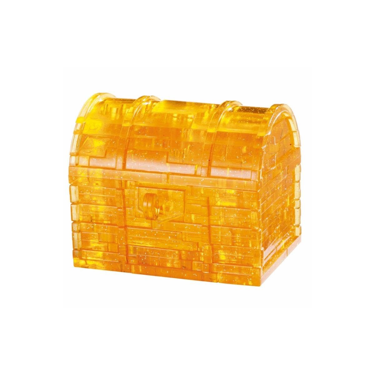 HCM KINZEL 3D-Puzzle HCM03007 - Crystal Puzzle: 3D Schatztruhe - 52 Teile..., 52 Puzzleteile