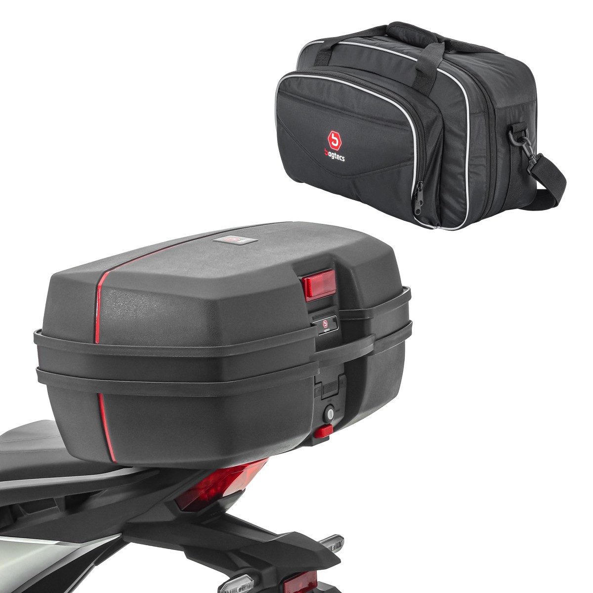 Bagtecs Topcase Set Topcase + Innentasche # TB8 45 Liter Universal