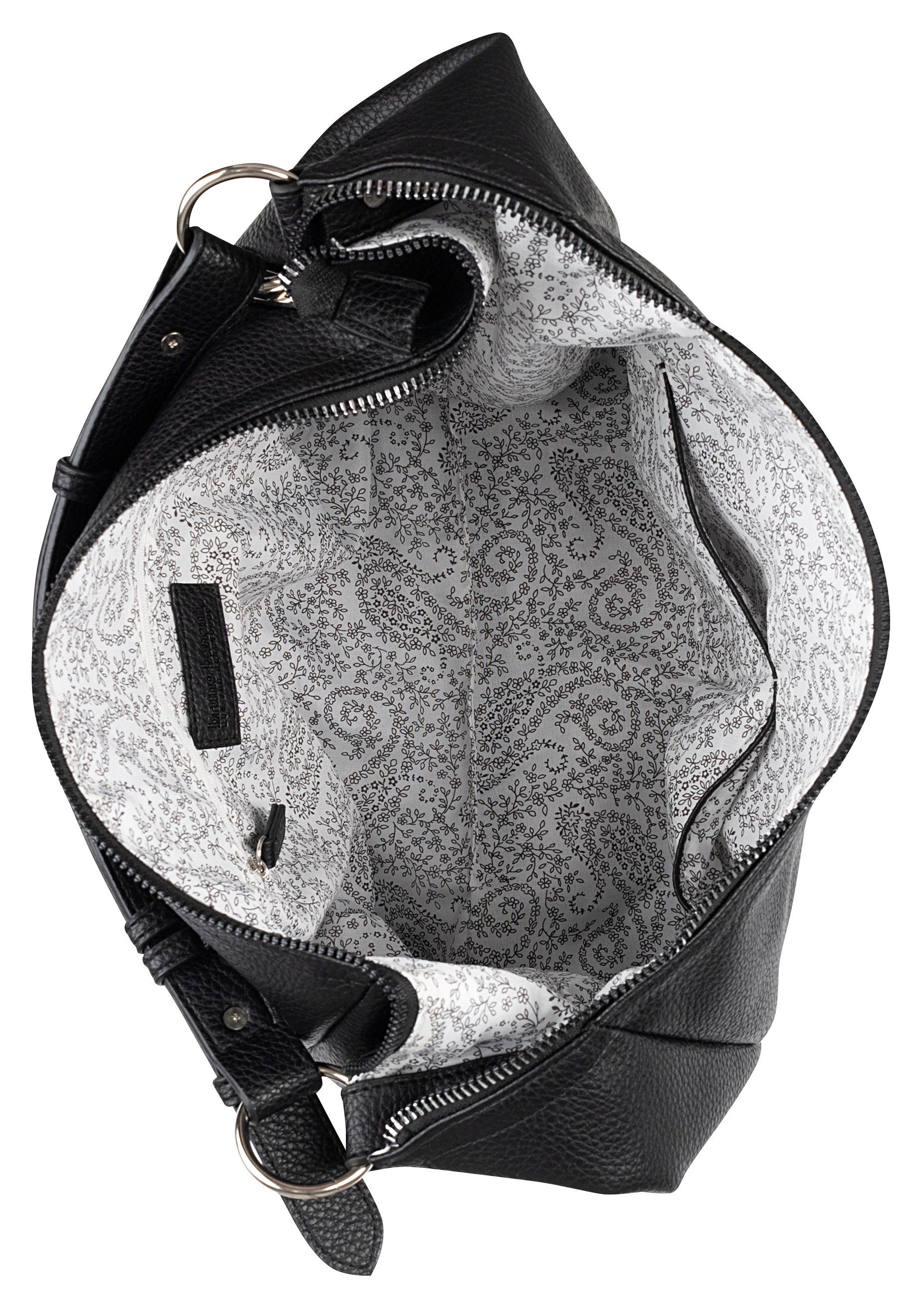 Bruno Banani Hobo Amalfi, Beuteltasche Schultertasche verstellbarer Schulterriemen