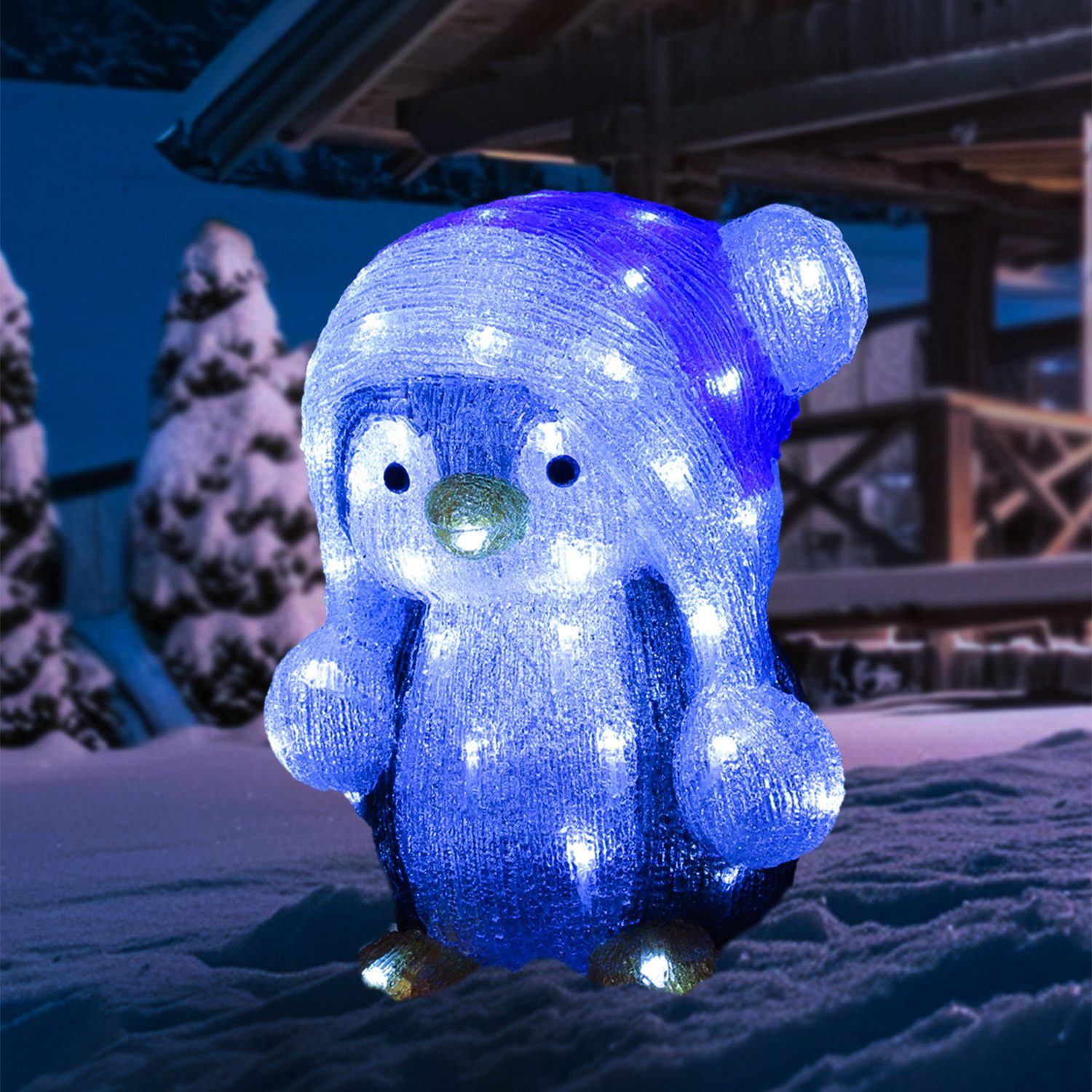 MARELIDA LED Dekofigur LED Pinguin mit günstig online kaufen