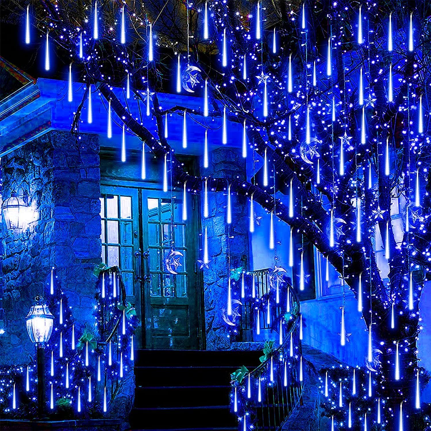 XIIW Lichtervorhang »Weihnachtsbaumbeleuchtung Lichterkette Eiszapfen