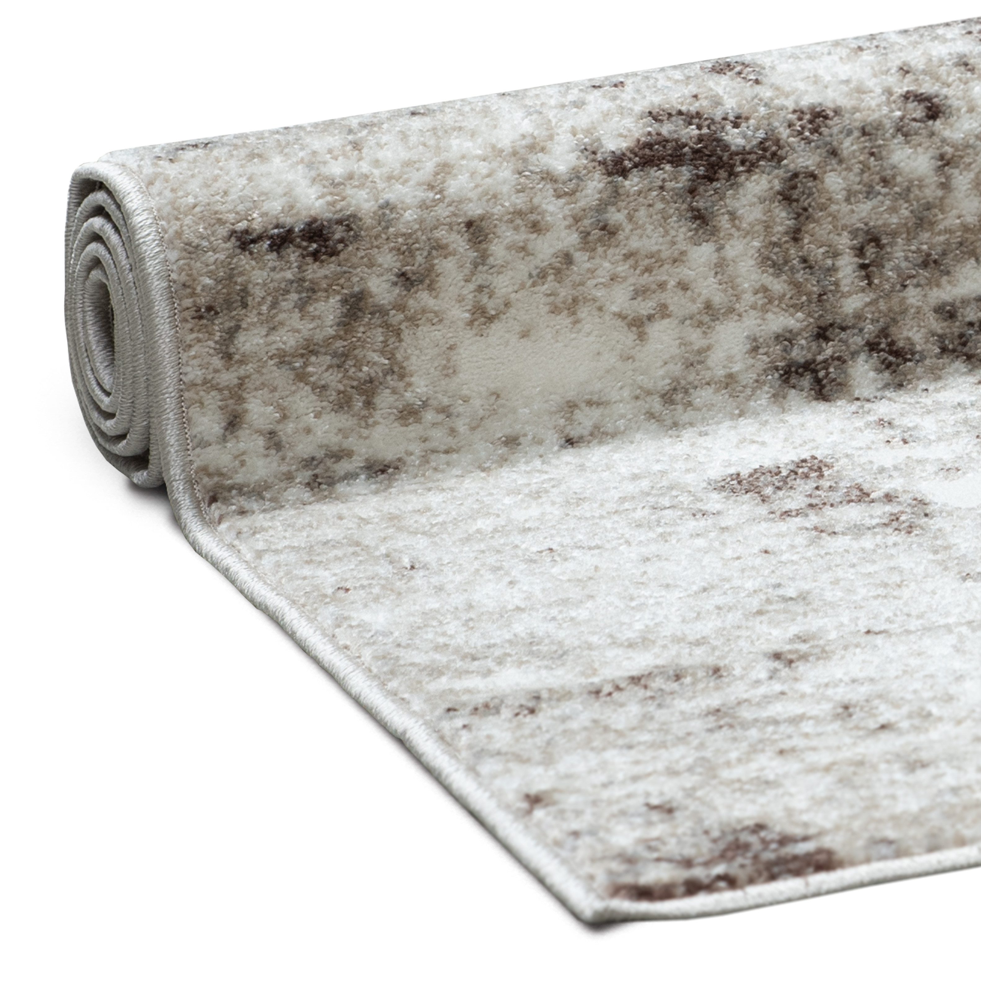 my home Teppich Salsa, rechteckig, Höhe: 9 mm, mit besonders weichem Flor, Kurzflor, im Vintage-Look, dichte Qualität