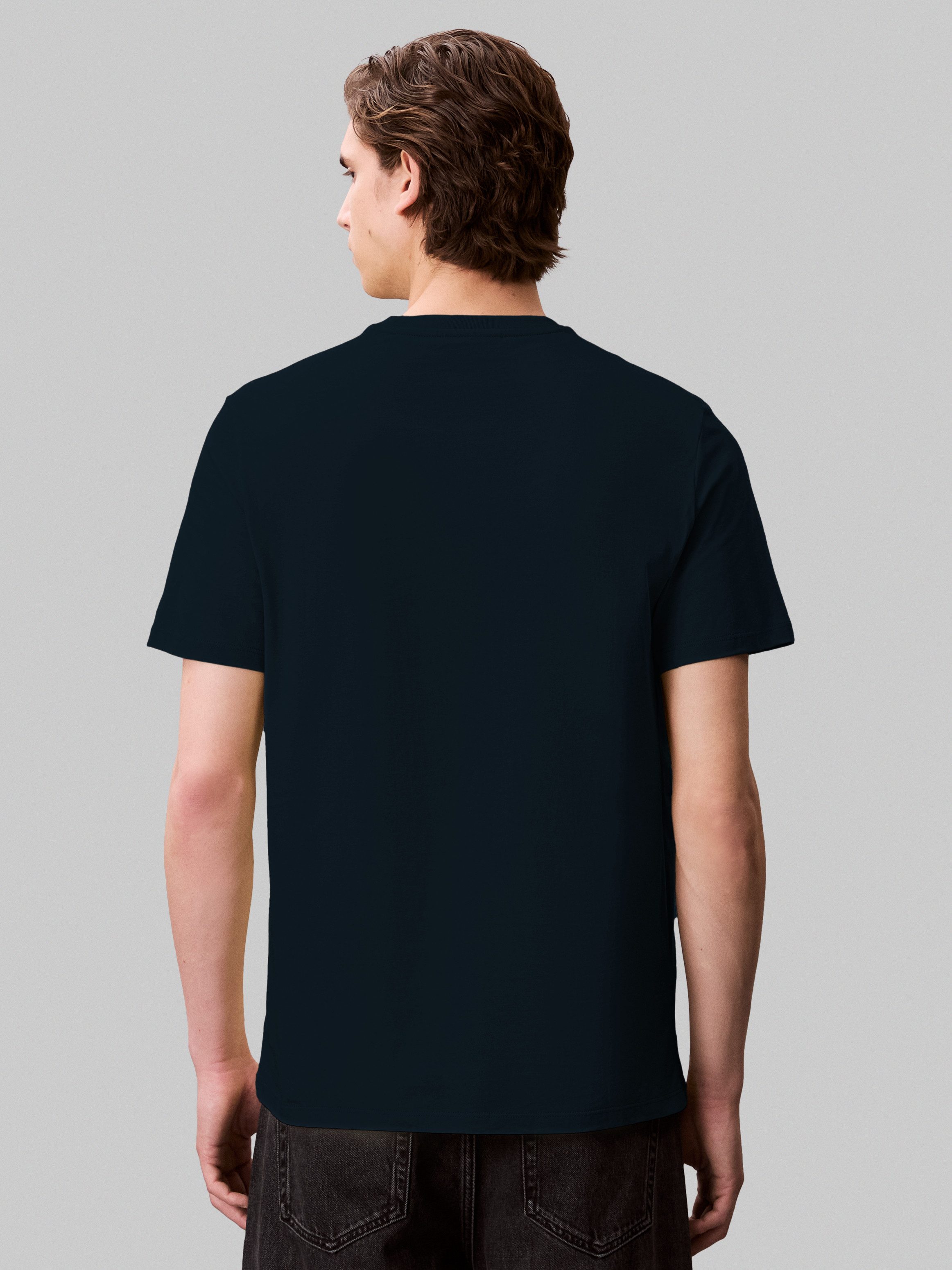 Calvin Klein Jeans T-Shirt SS SMOOTH CTTN SOLID CREWNK TEE mit Logo günstig online kaufen