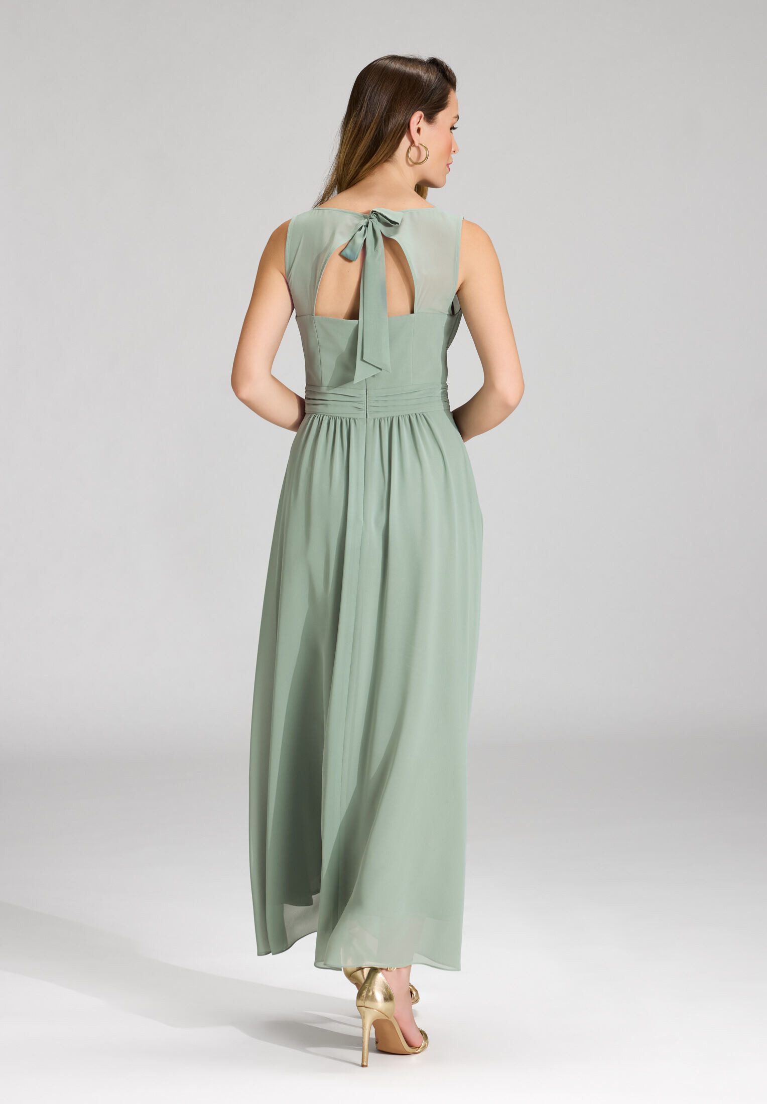 SWING Abendkleid - Abendkleid mit Vokuhila Rock Taillierter Schnitt mit aus günstig online kaufen