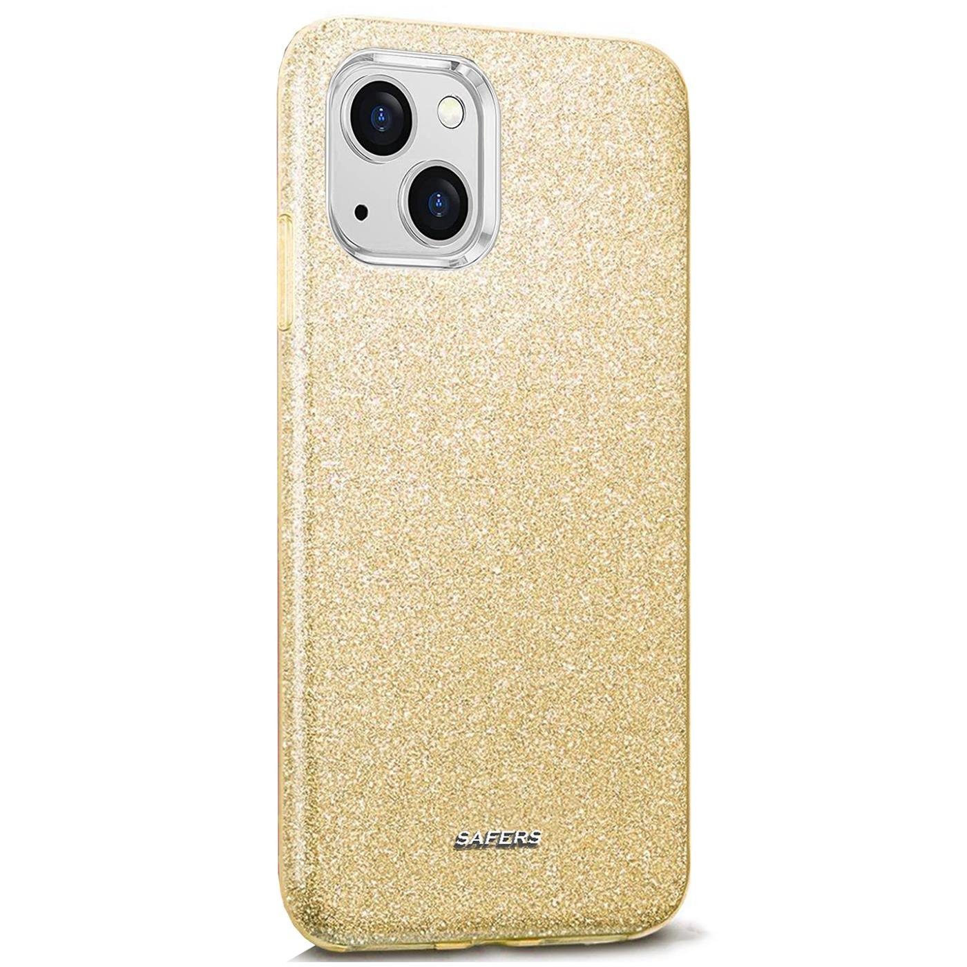 CoolGadget Handyhülle Glitzer Glamour Hülle für Apple iPhone 13 6,1 Zoll, Slim Case mit Glossy Effect Schutzhülle für iPhone 13 Hülle