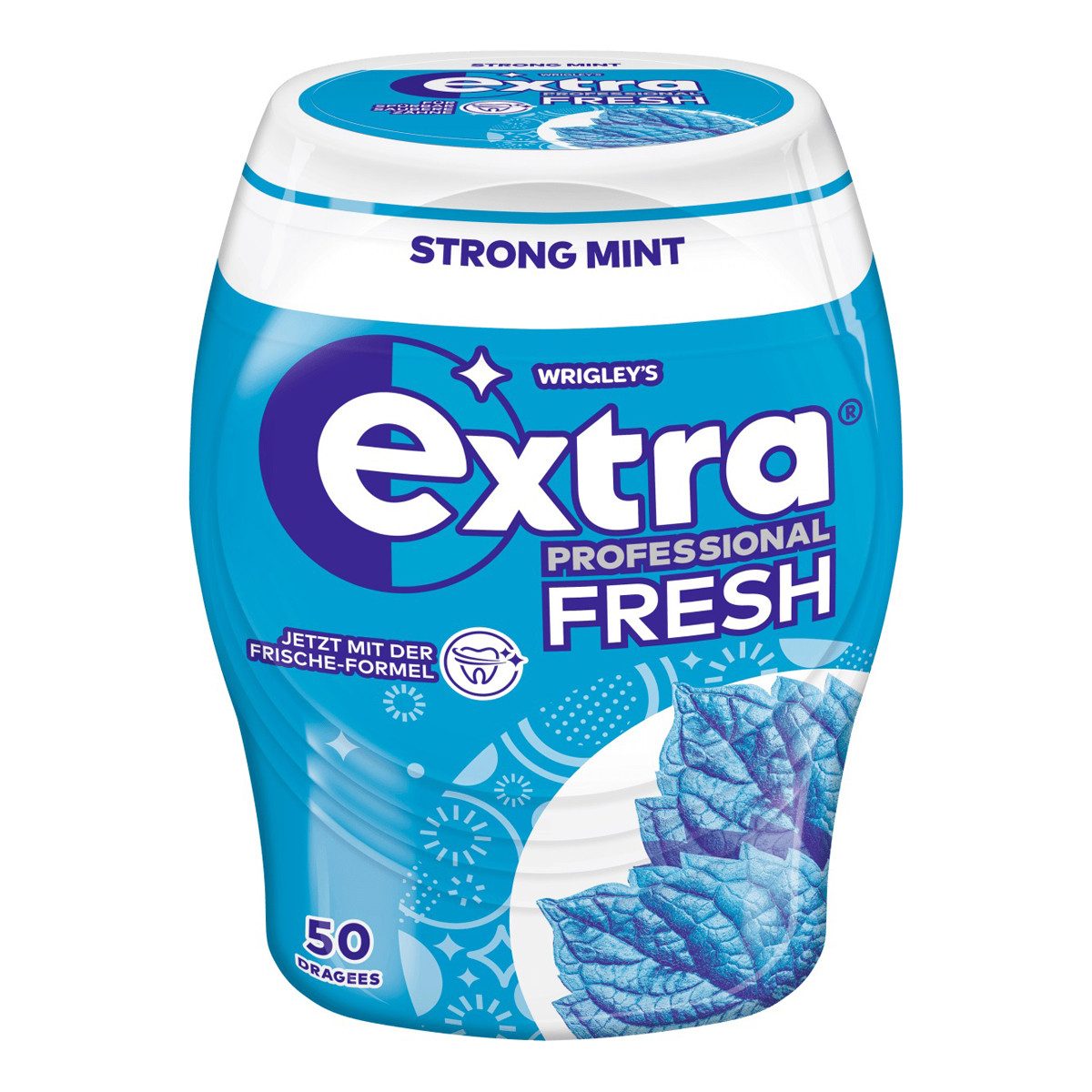 Wrigleys Extra Süßigkeit, Wrigleys Extra Professional FRESH Strong Mint 50 Dragees 70g