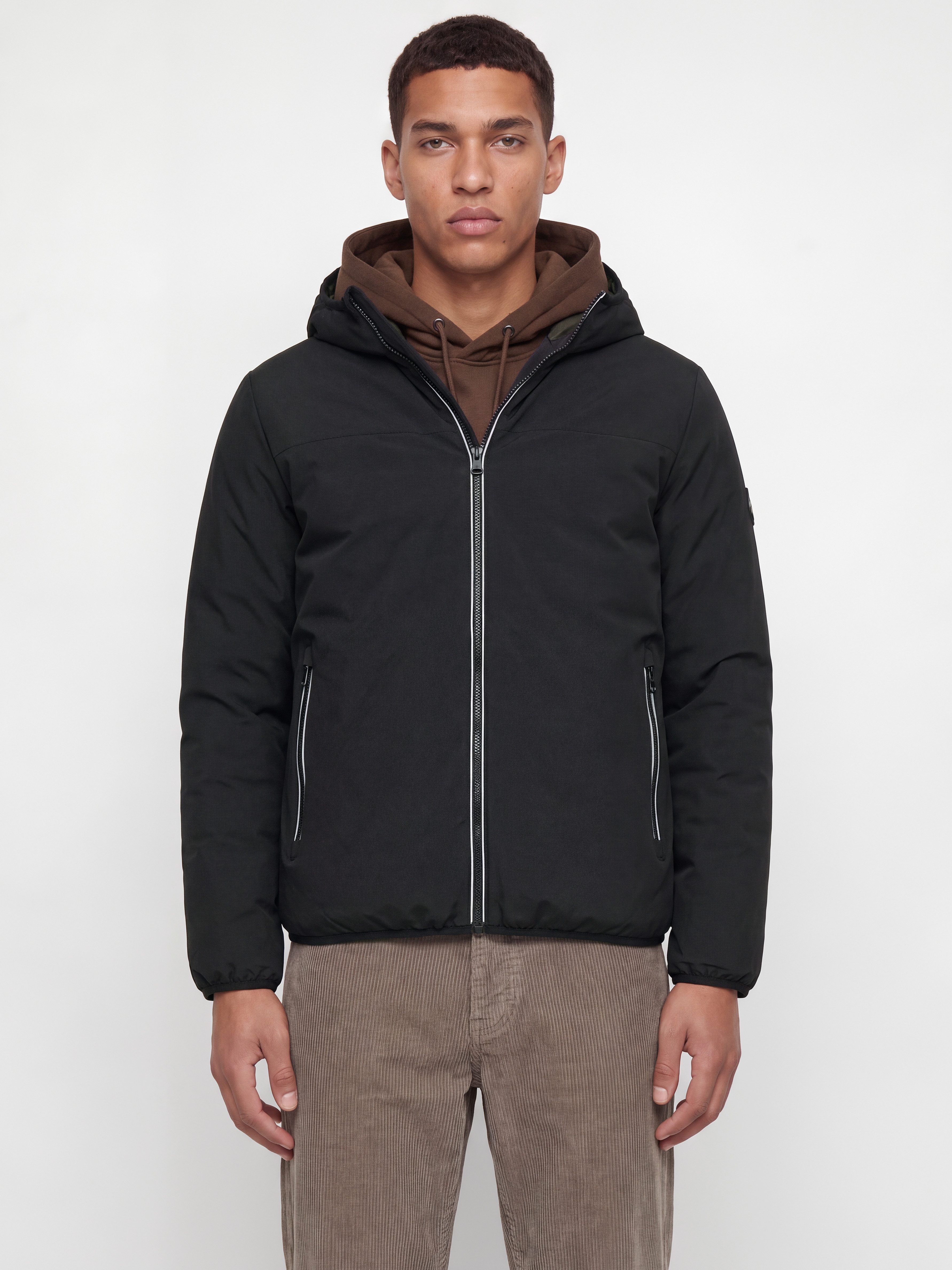 Jack & Jones Kurzjacke JJEBROOKLYN REVERSIBLE JACKET SN Kunstfaser, regular fit