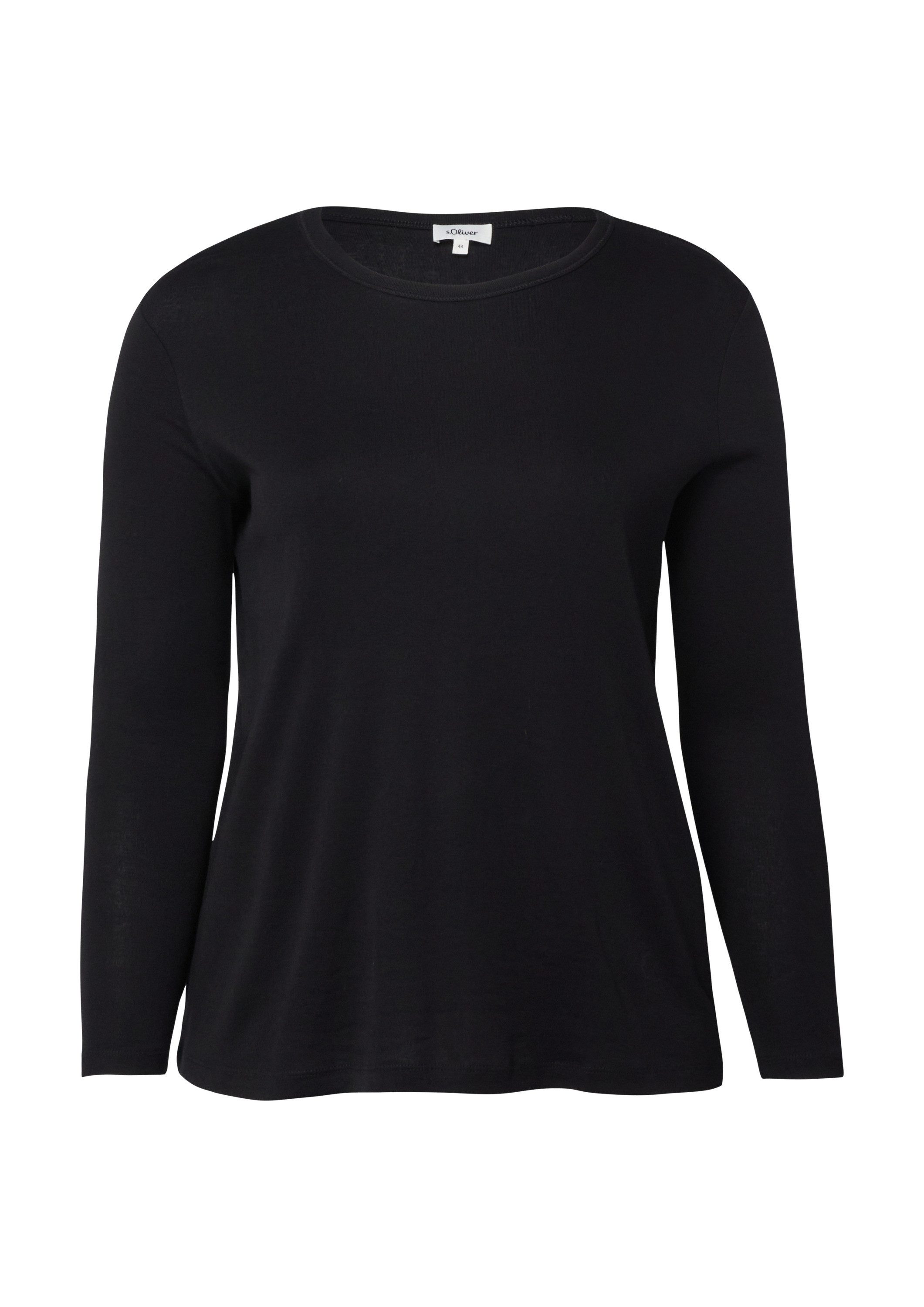 s.Oliver Langarmshirt T-Shirt Basic Longsleeve aus Baumwolle günstig online kaufen