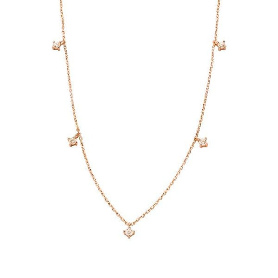 XENOX Kette mit Anhänger XENOX Kette Damen "Crush" roséfarben XS2036R