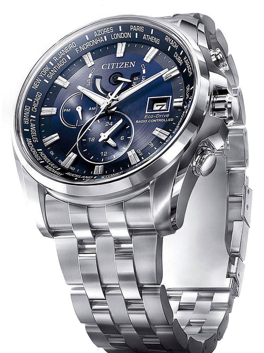 Citizen Quarzuhr Citizen AT9030-55L Eco-Drive Herrenuhr Funkuhr Saphirglas günstig online kaufen