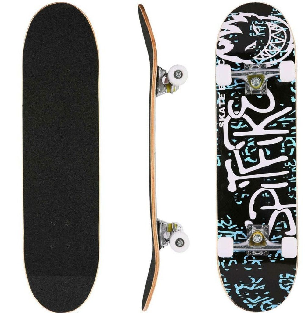 JEOBEST Skateboard Komplettboard, ABEC 7 - Skateboarding, (Skate Rollerboard, Wasserdichtes Rutschfestes, PU Räder)