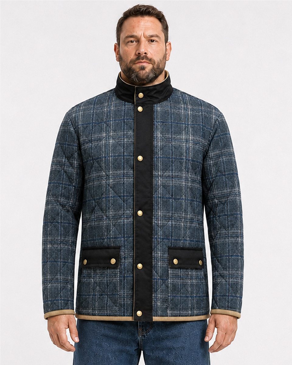 YOUTHUP Steppjacke Übergangsjacke mit Stehenkragen für Herbst & Winter