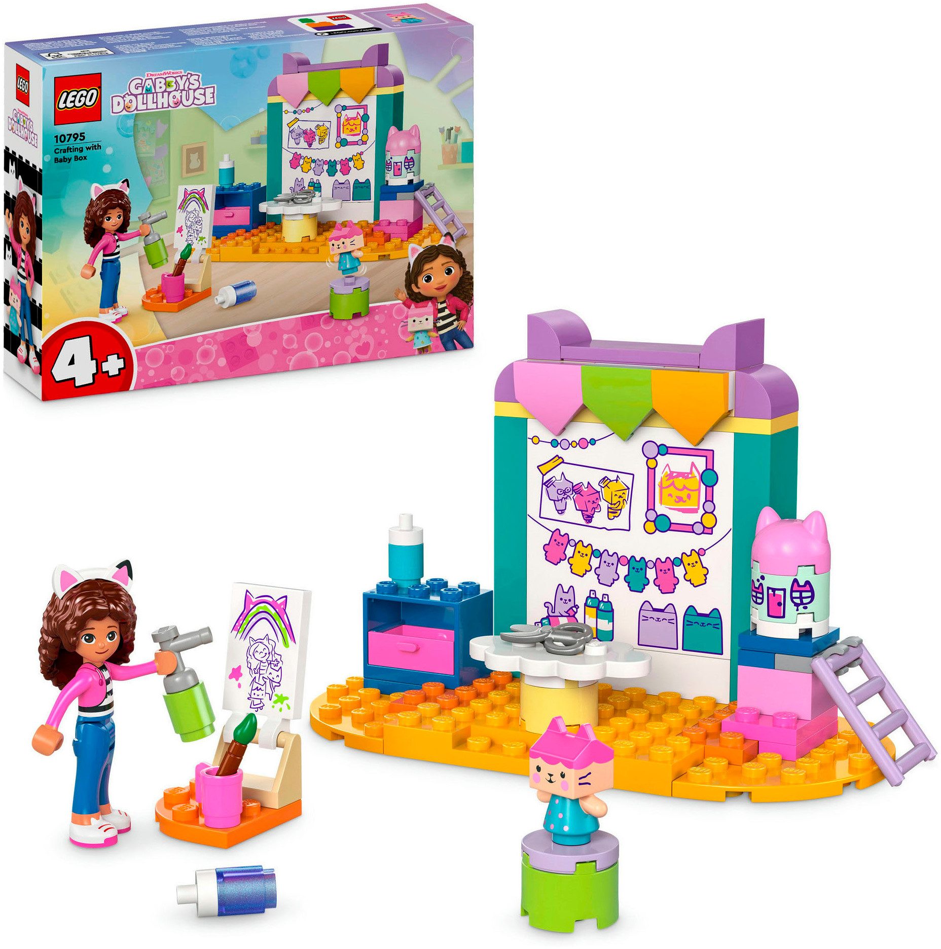 LEGO® Bastelspaß mit Baby Box (10795), LEGO Gabby's Dollhouse Konstruktions günstig online kaufen