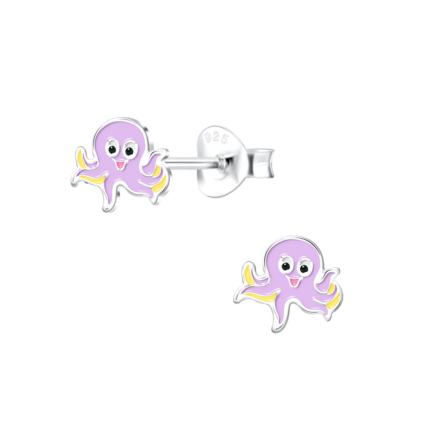 Ohrring-Set Oktopus Kinder Ohrringe 925 Silber