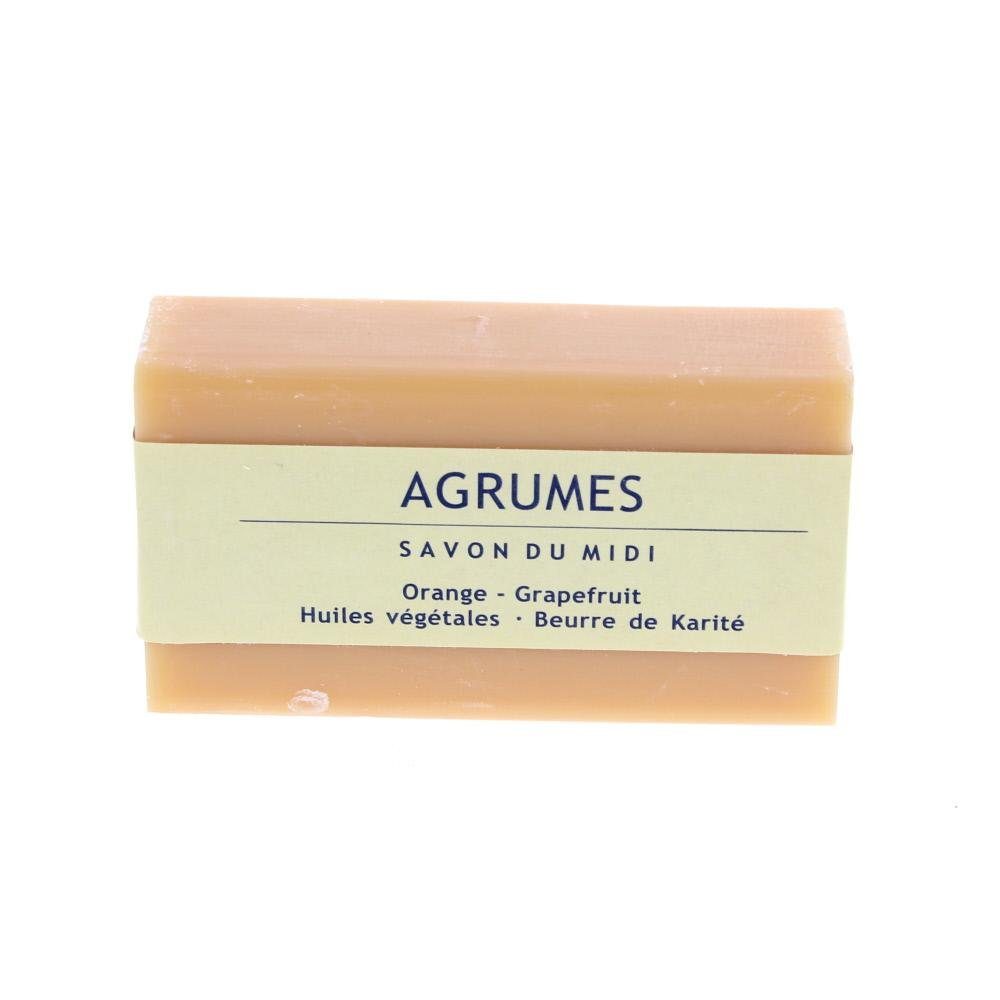 Savon du Midi Handseife Orange-Grapefruit Karité-Seife, Orange, 100 g