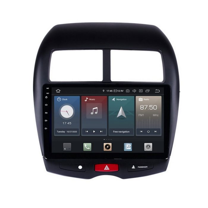TAFFIO Für Mitsubishi ASX Peugeot 4008 10&quot; Touch Android Autoradio CarPlay Einbau-Navigationsgerät