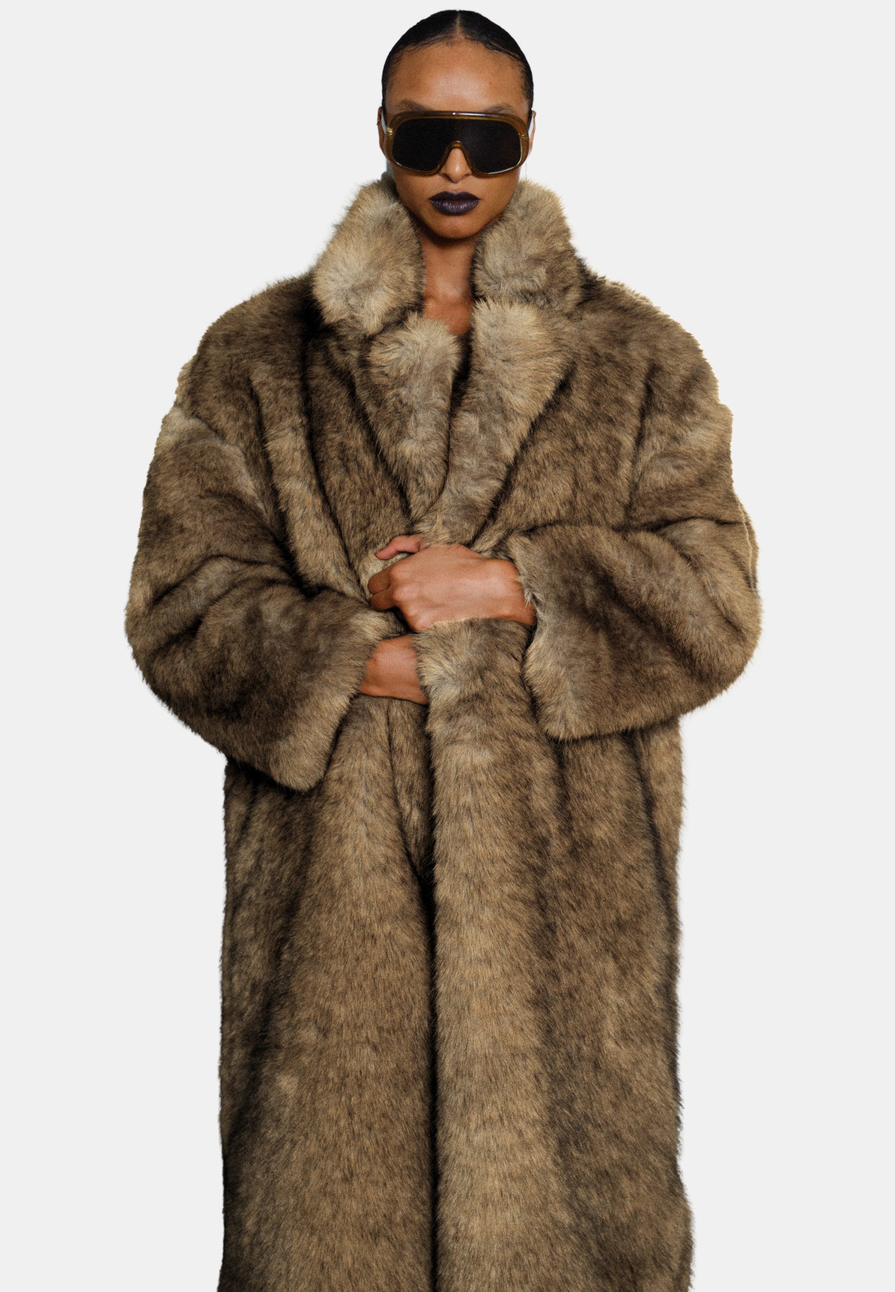 RICANO Fellimitatmantel Agata Handgefertigt aus hochwertigem Kunstfell – we günstig online kaufen