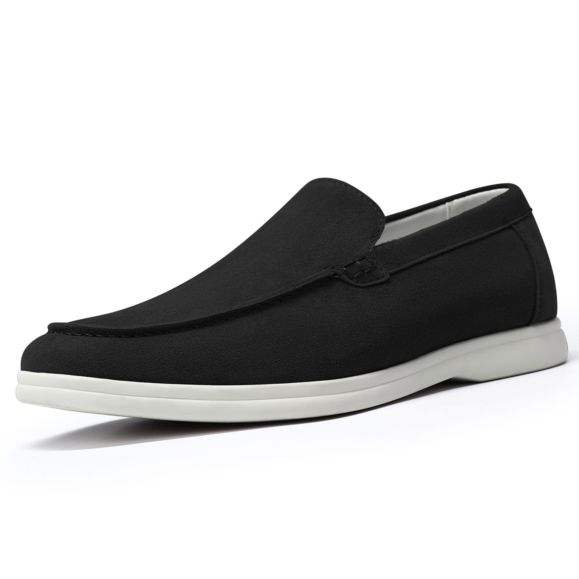 Allthemen Loafer aus Wildlederoptik Mokassins Herren Slipper casual Halbsch günstig online kaufen