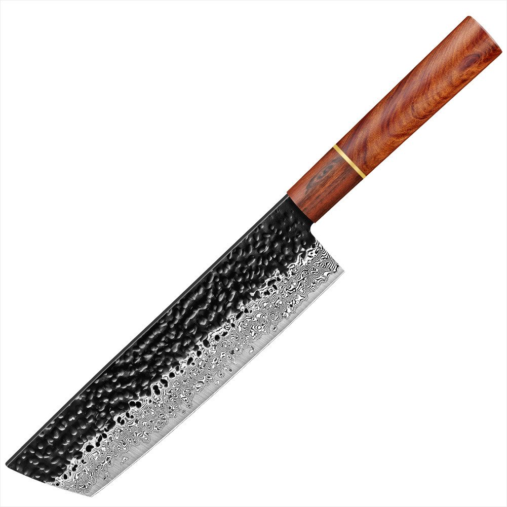 KEENZO Damastmesser Damast Kiritsukemesser Поварские ножи aus 67 Lagen VG10 Damaststahl