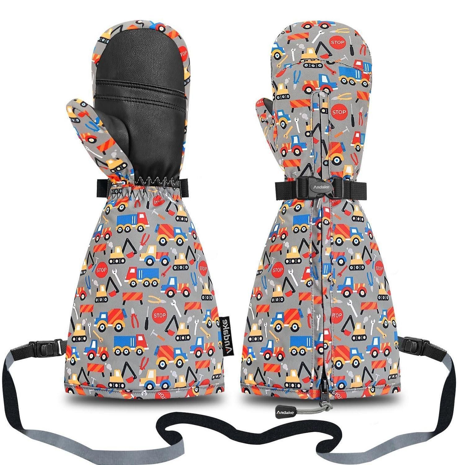 LuxusKollektion Skihandschuhe Kinderhandschuhe Winter warm wasserdicht rutschfest (1-St)