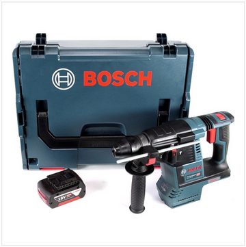Bosch Professional Schlagbohrmaschine Bosch GBH 18V-26 Akku Bohrhammer 18V 2,6J brushless SDS-Plus + 1x Akku 6Ah + L-Boxx - ohne Ladegerät