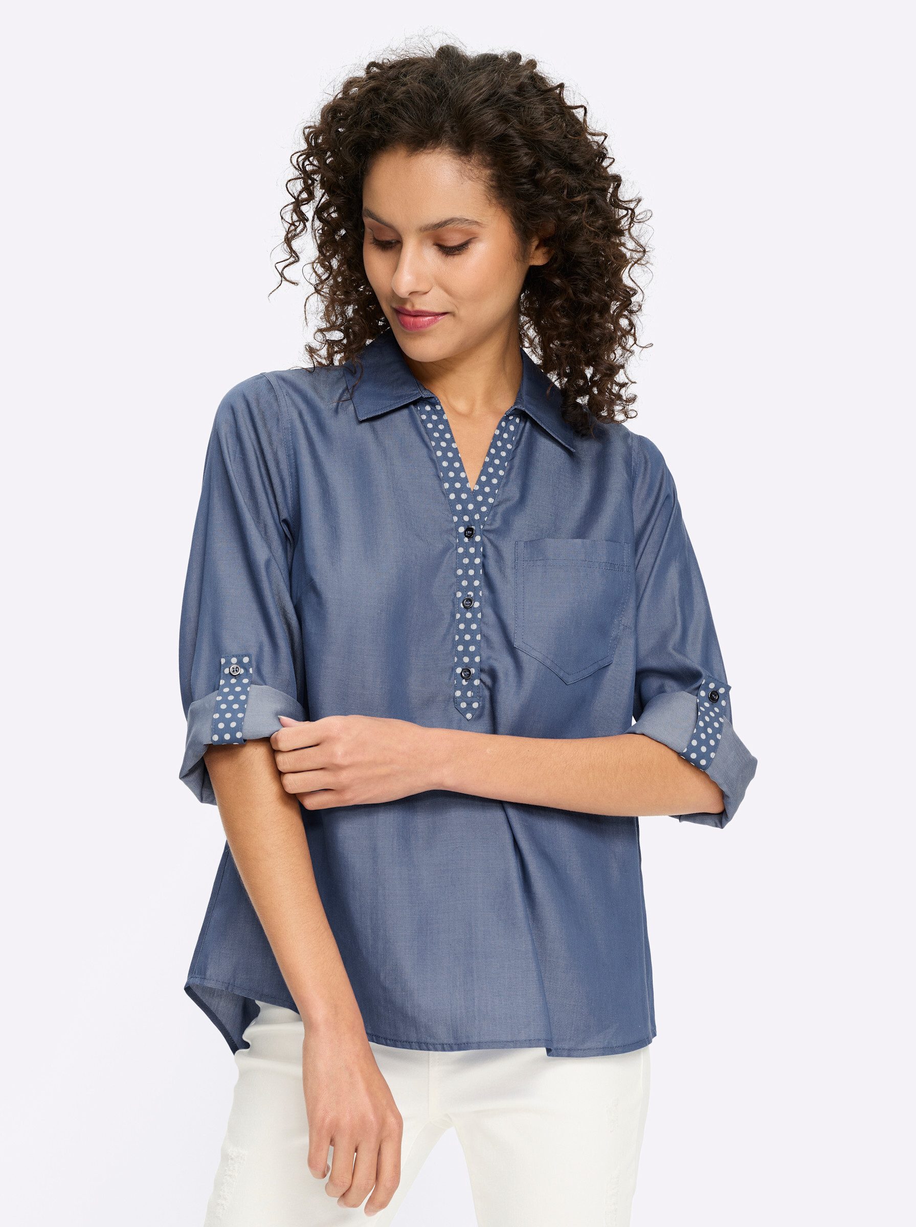 heine Klassische Bluse Bluse Langarm günstig online kaufen