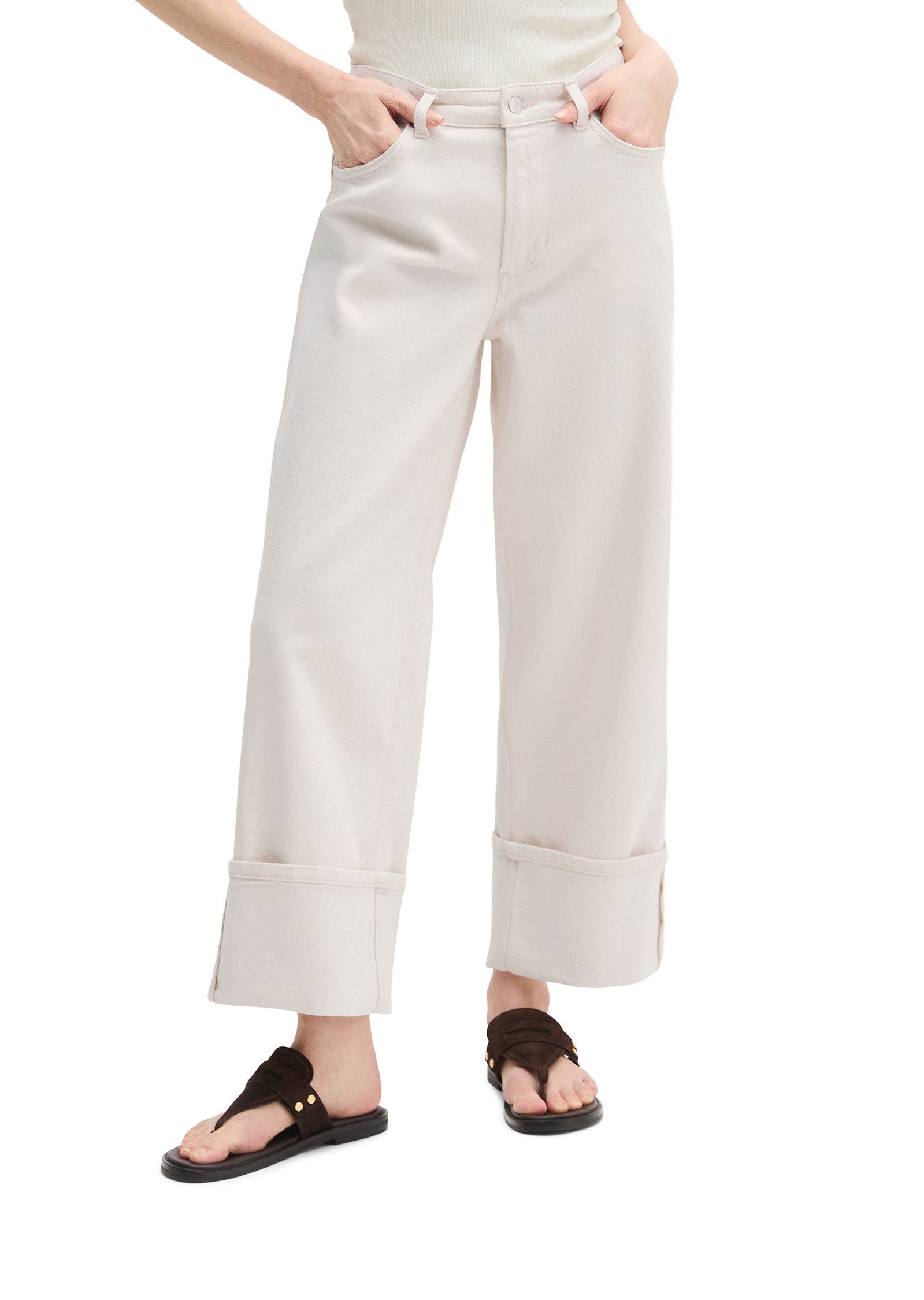 Marc O'Polo Weite Jeans aus Organic-Cotton-Lyocell-Mix