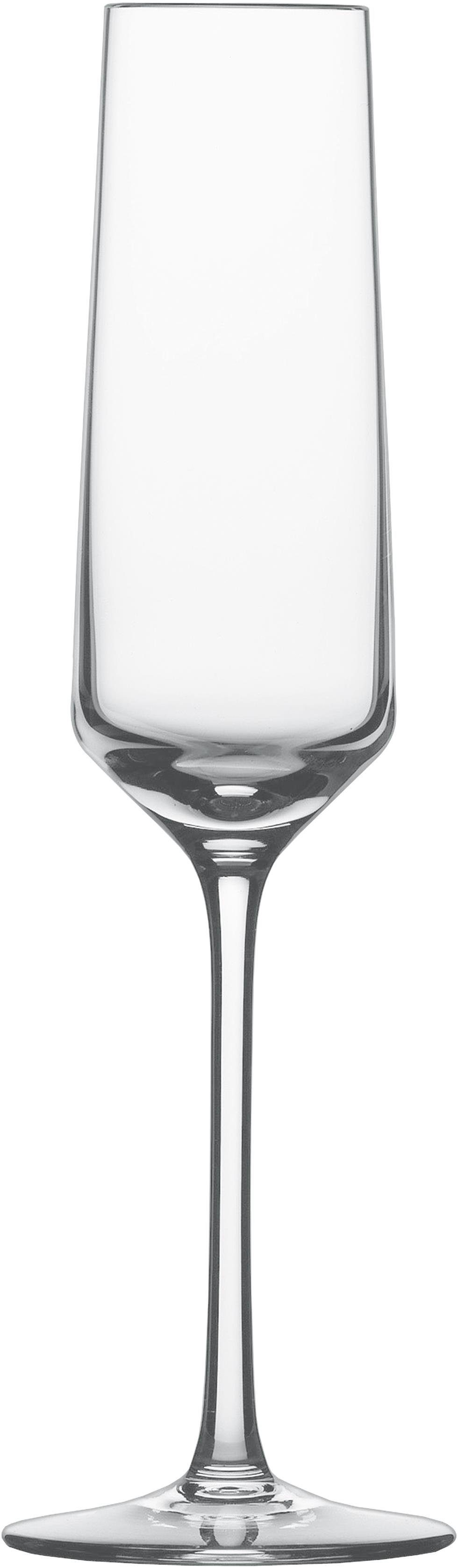 SCHOTT ZWIESEL Sektglas Pure Sekt 112415 6er Set, Kristallglas