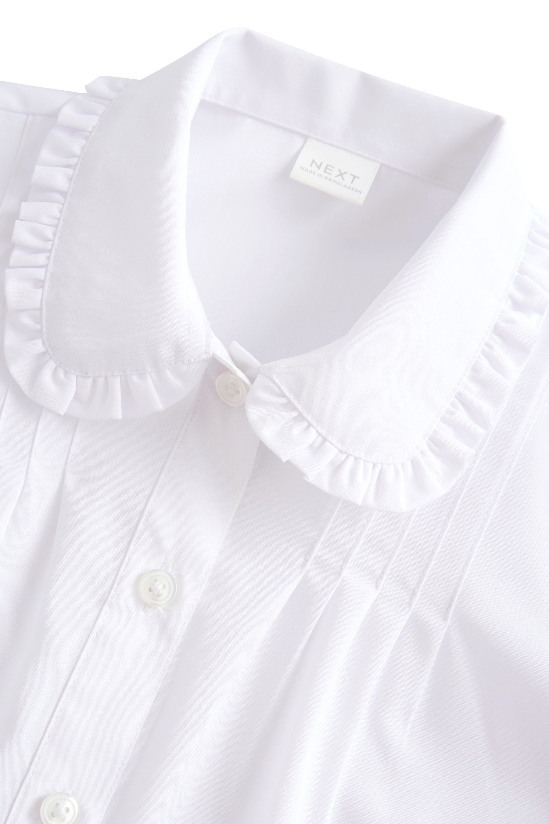Next Langarmshirt Langärmelige Schul-Bluse mit hübschem Kragen (1-tlg)