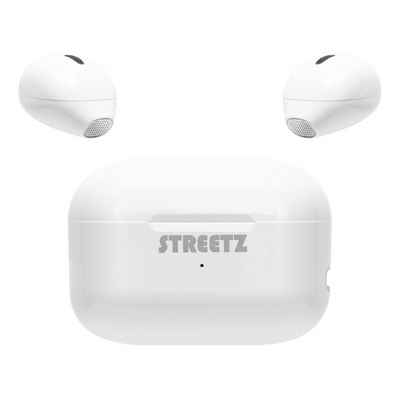 STREETZ TWS Mini Bluetooth In-Ear Kopfhörer Li-Ion-Akku Kopfhörer (integriertes Mikrofon, keine, Bluetooth, inkl. 5 Jahre Herstellergarantie)