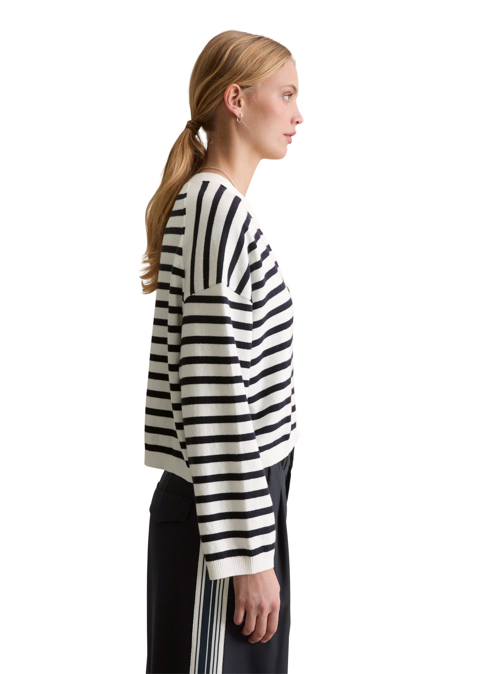 Marc O'Polo DENIM Cardigan aus Soft Cotton Stretch