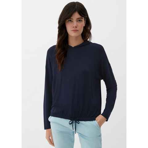 s.Oliver Langarmshirt Sweatshirt mit Kapuze