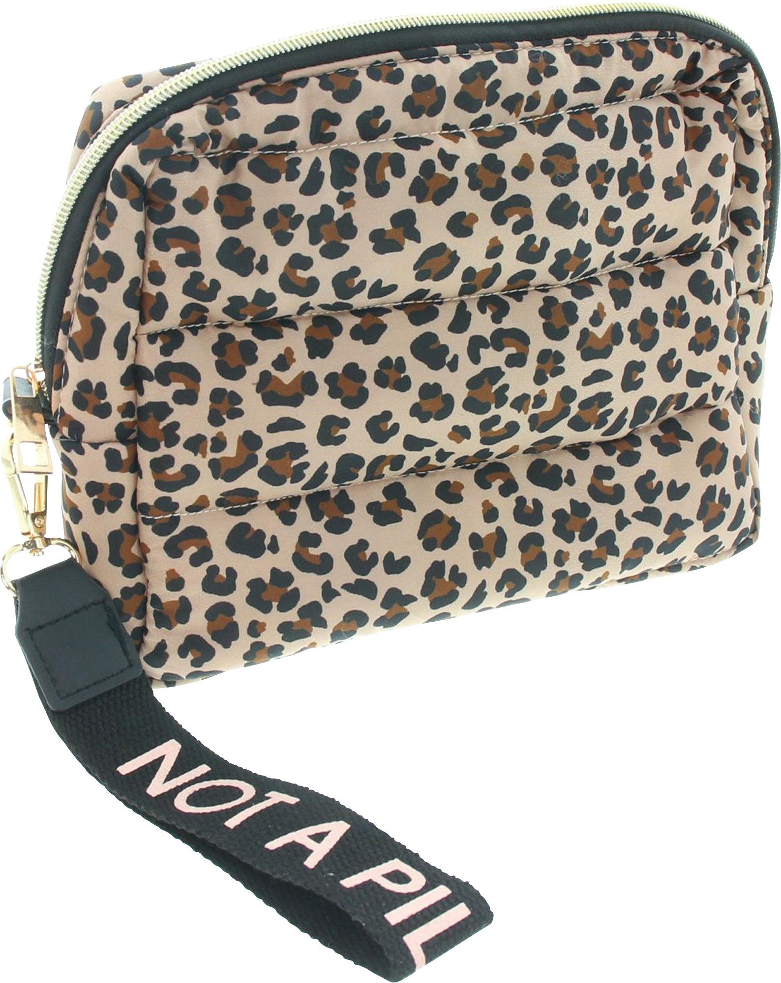 Hängedekoration Kosmetiktäschchen "Leoprint"