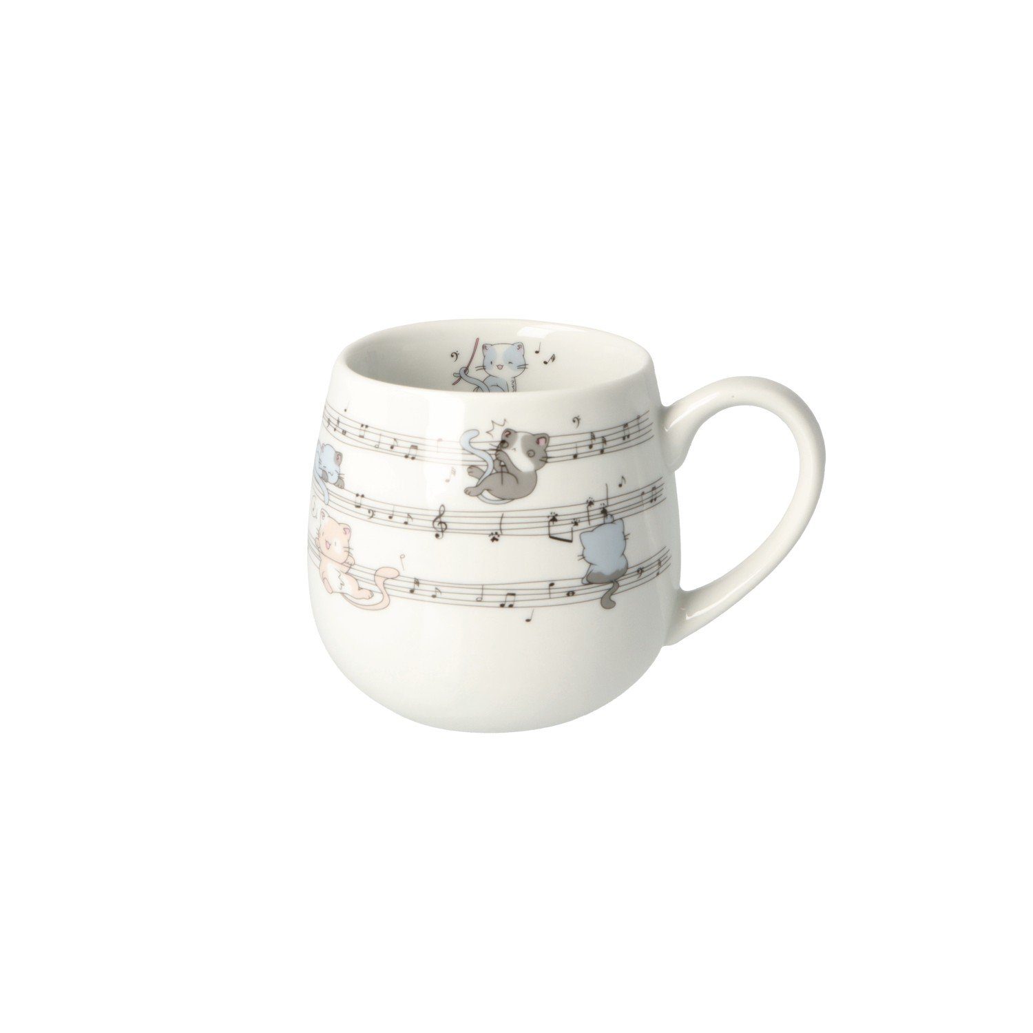 Becher Kuschelbecher musikalische Katze