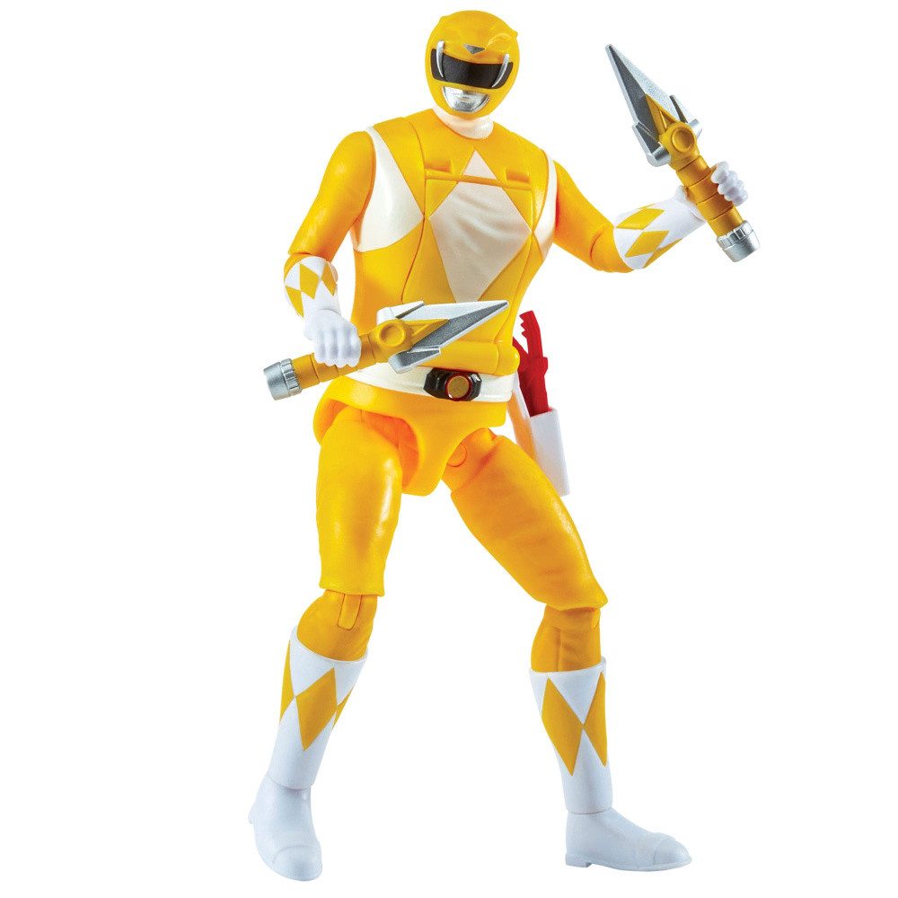 Playmates Toys Actionfigur Power Rangers Actionfigur Auto-Morphin Yellow Ranger 12 cm