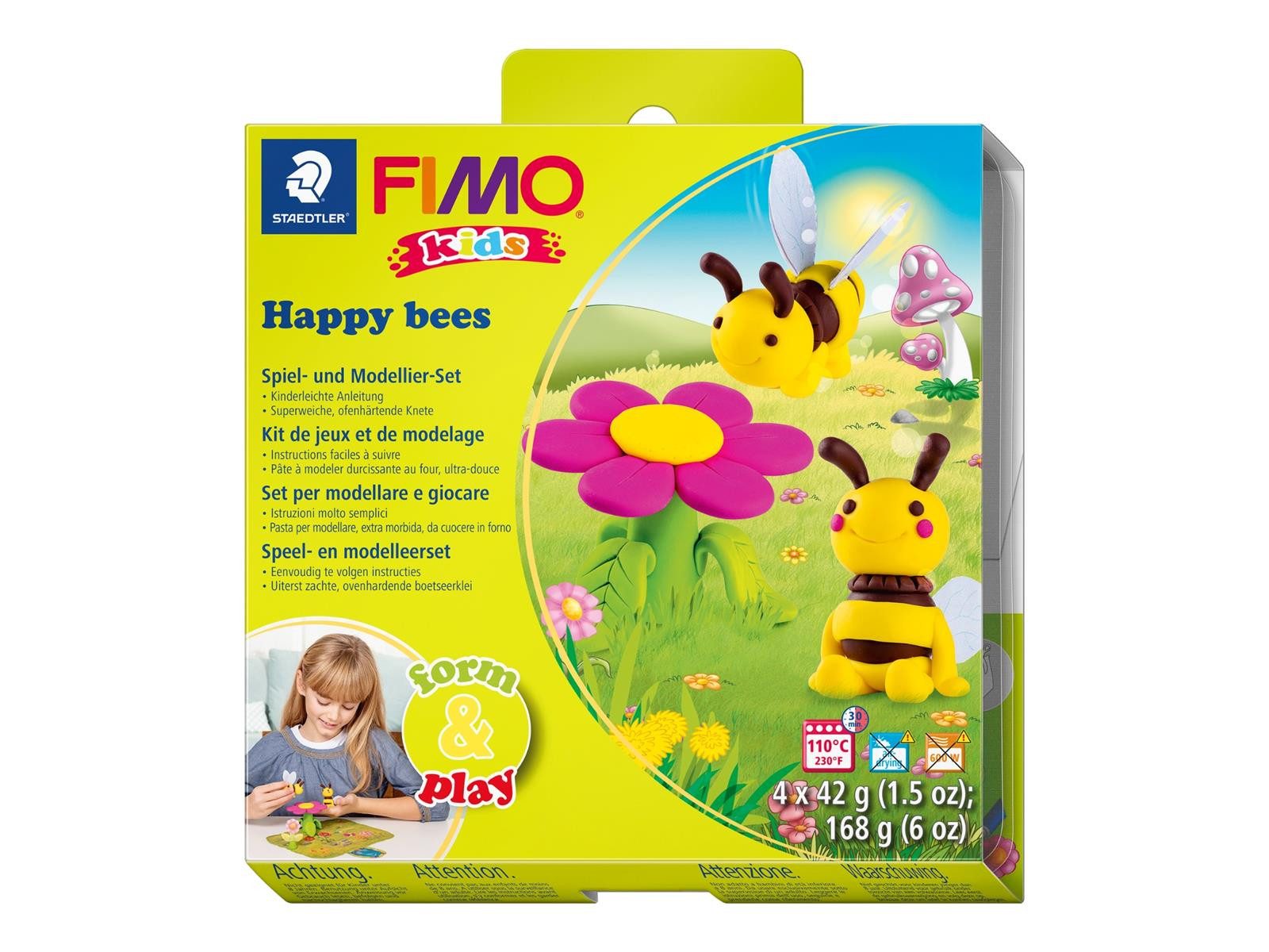 Modelliermasse STAEDTLER FIMO kids 8034 Modelliermasse-Set - 4 Blöcke je 42 g