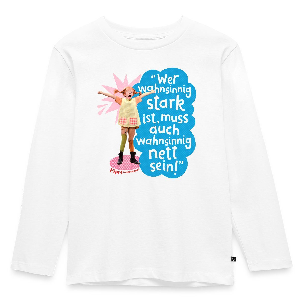 T-Shirt Pippi Langstrumpf Mit Spruch Kinder Premium Langarmshirt