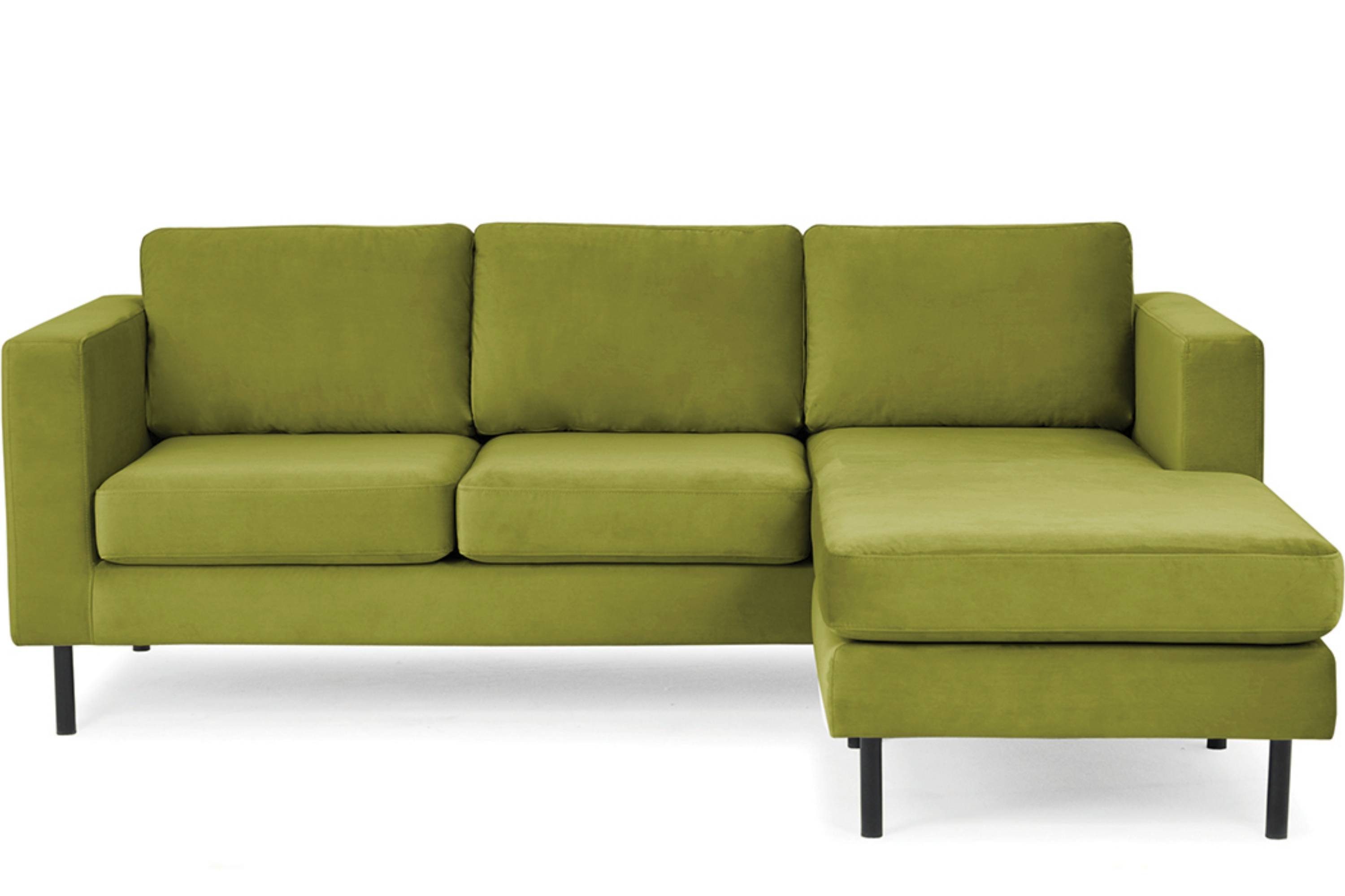 KONSIMO® Ecksofa TOZZI, universelles Design,Seite ist universell, hohe Beine