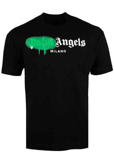 PALM ANGELS T-Shirt Palm Angels Herren T-Shirt Palm Angels Herren T-Shirt Milano Sprayed Logo