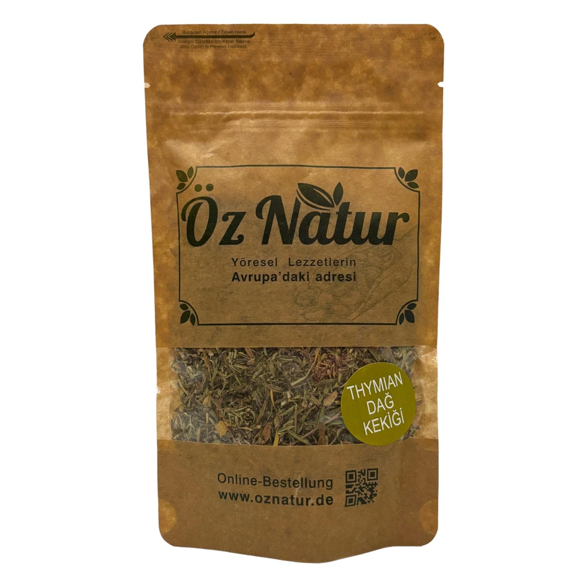 Öz Natur Gewürz, Thymian Getrocknet 50g