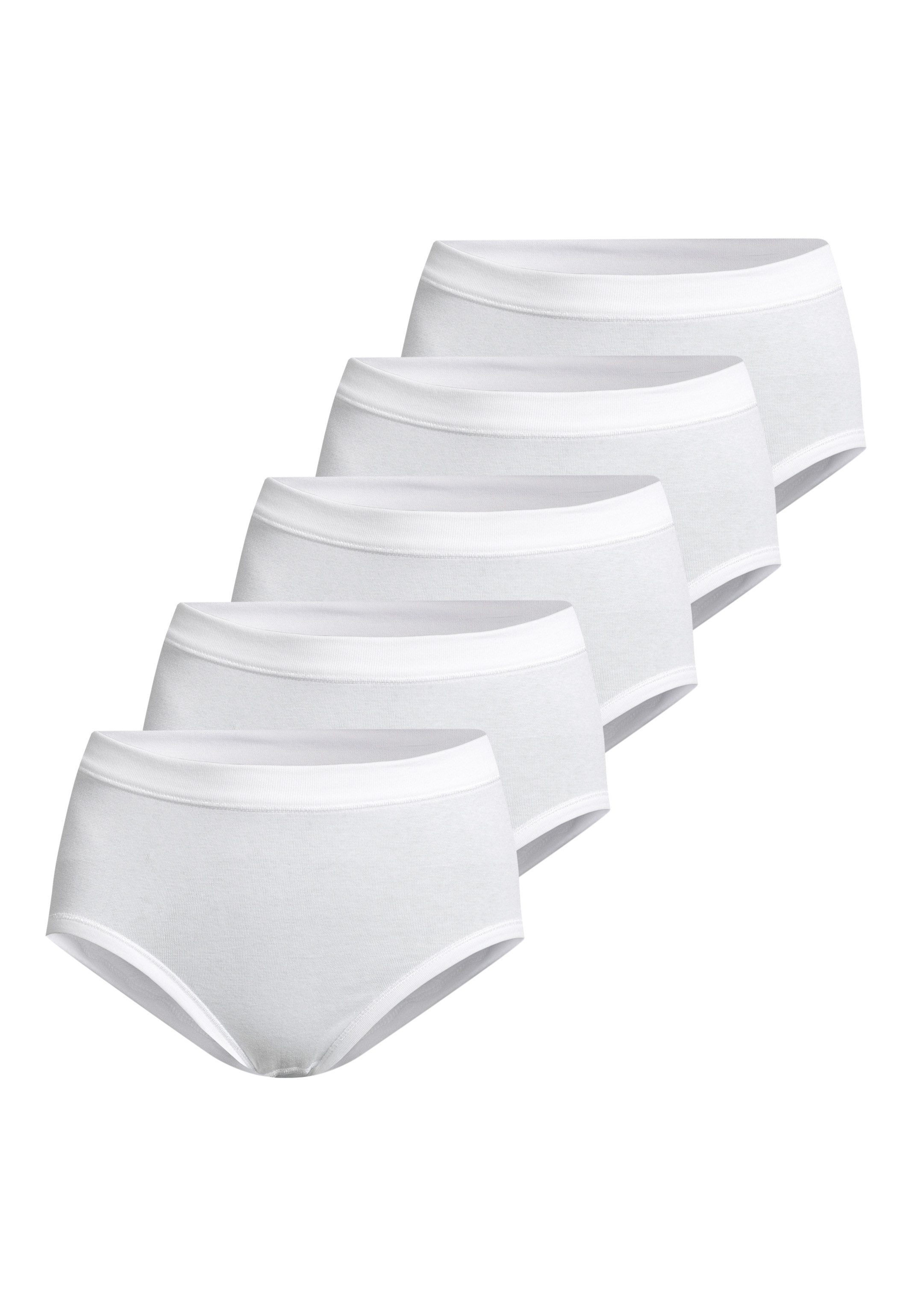 conta Taillenslip 5er Pack Feinripp (Spar-Set, 5-St) Taillen Slip - Baumwolle - Atmungsaktiv - Weiche Feinripp-Qualität
