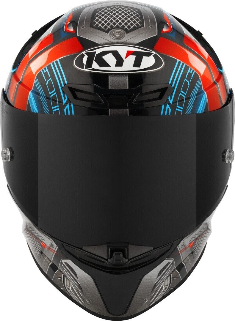 KYT Motorradhelm TT-Revo Synchrotron Helm, Pinlock, Ratschenverschluss, Spoiler, ECE 22.06