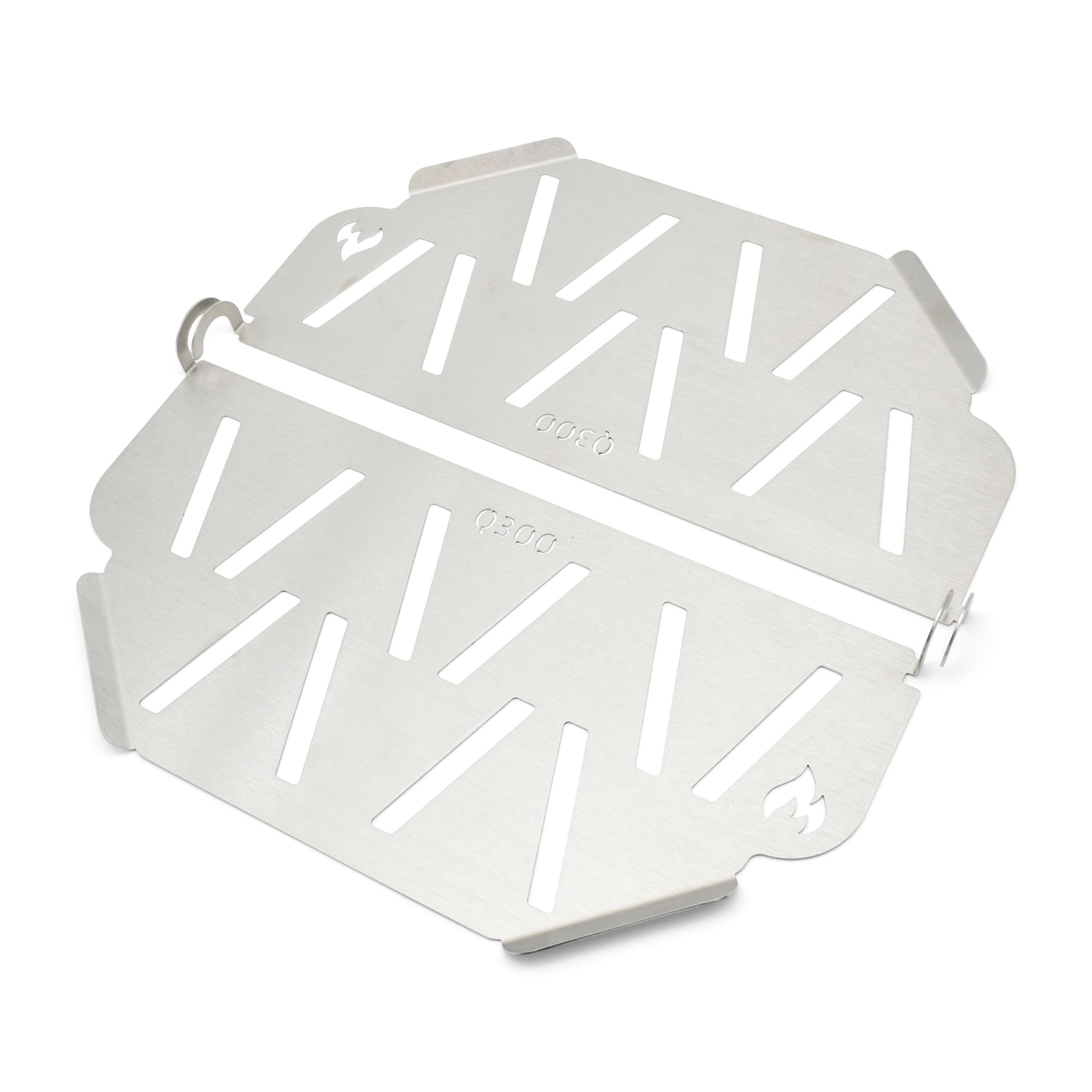 Grillrost.com BBQ Grillrost BBQ Hitzereflektor Weber Q300 / Q3000, Made in Germany